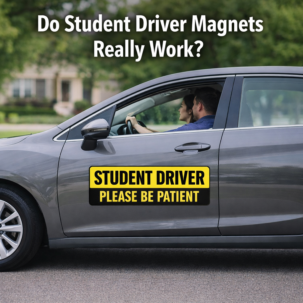 Do Student Driver Magnets Really Work? Safety, Confidence, and What Every Parent Should Know