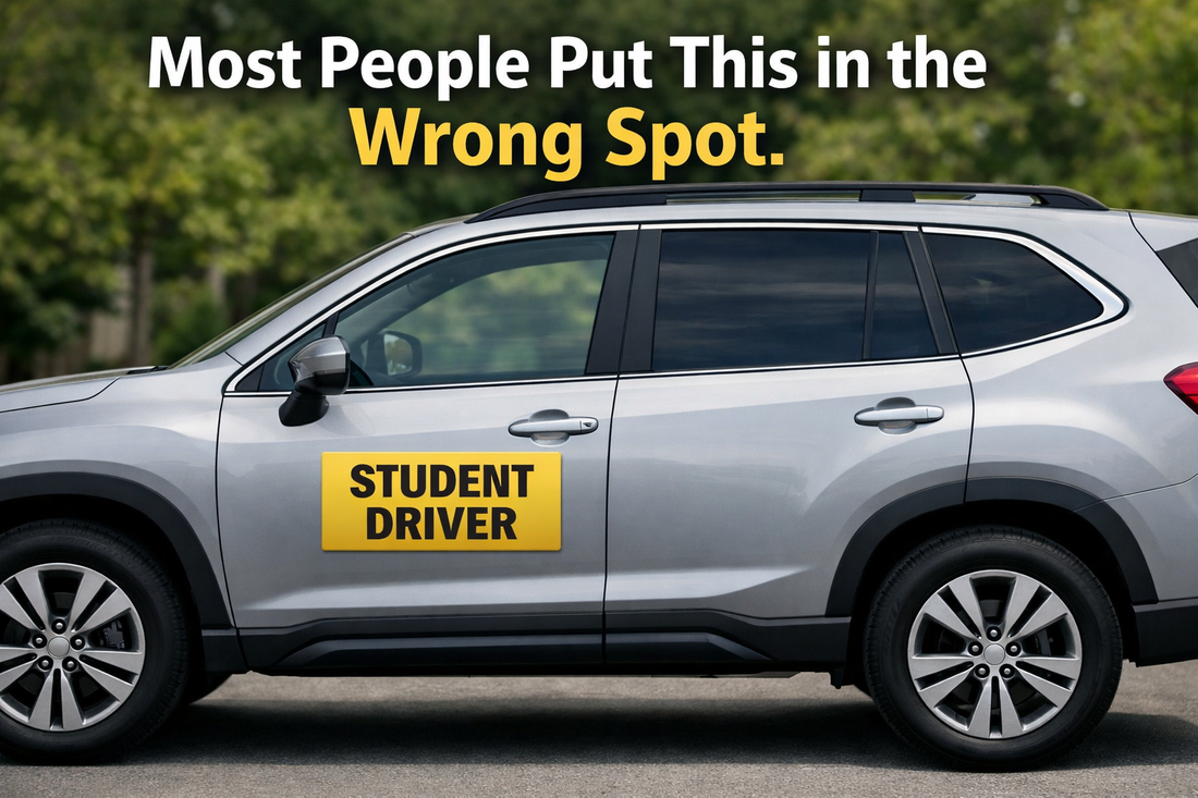 Where to Put Student Driver Magnets for Maximum Visibility -2026 Guide