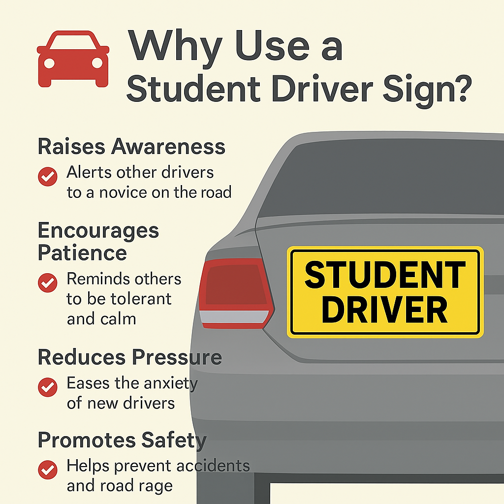 Why a Student Driver Sign Is One of the Smartest Decisions You Can Make