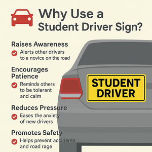 Why a Student Driver Sign Is One of the Smartest Decisions You Can Make
