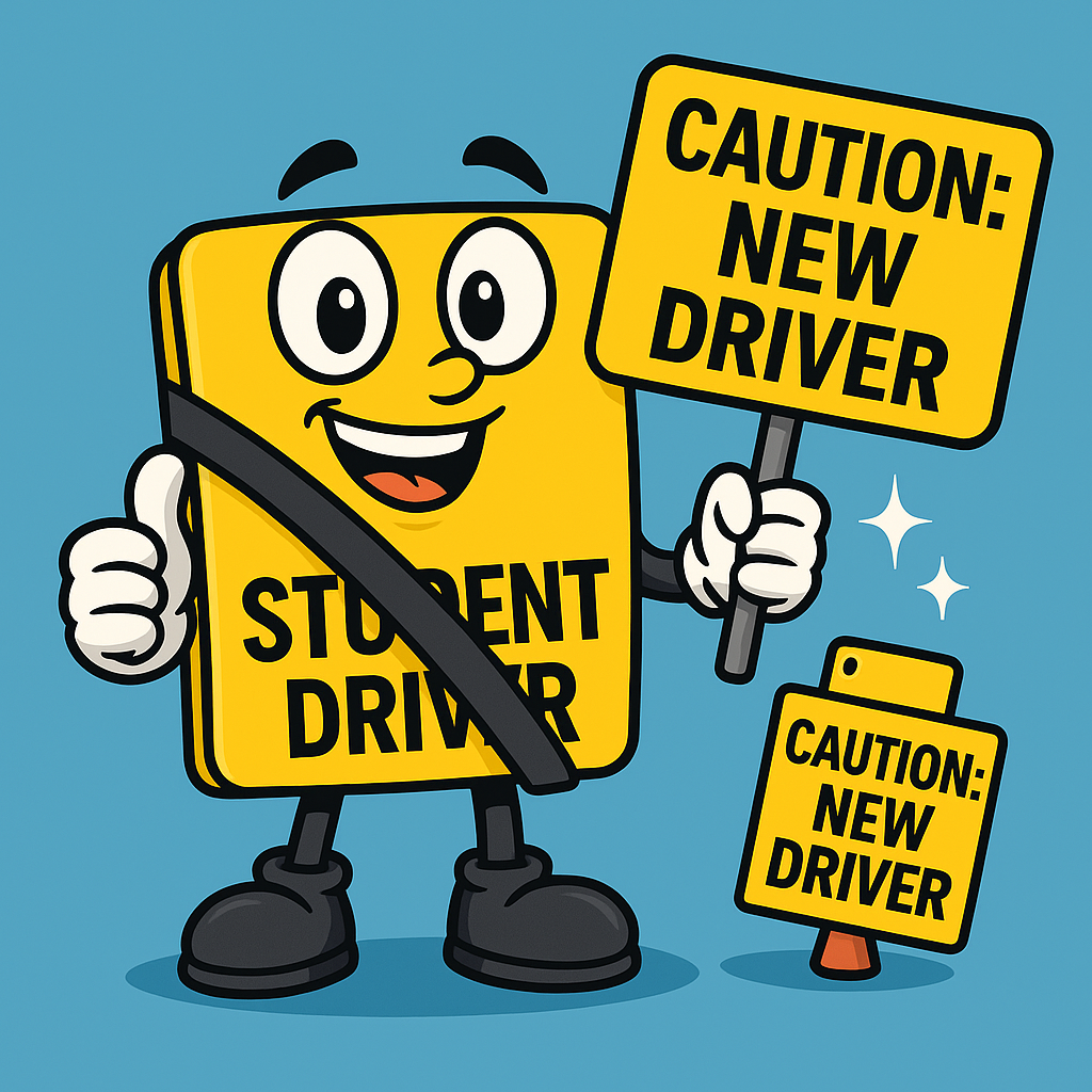 Why Student Driver Magnets Work + Meet Steer Clear Sammie, Our New Safety Mascot  3