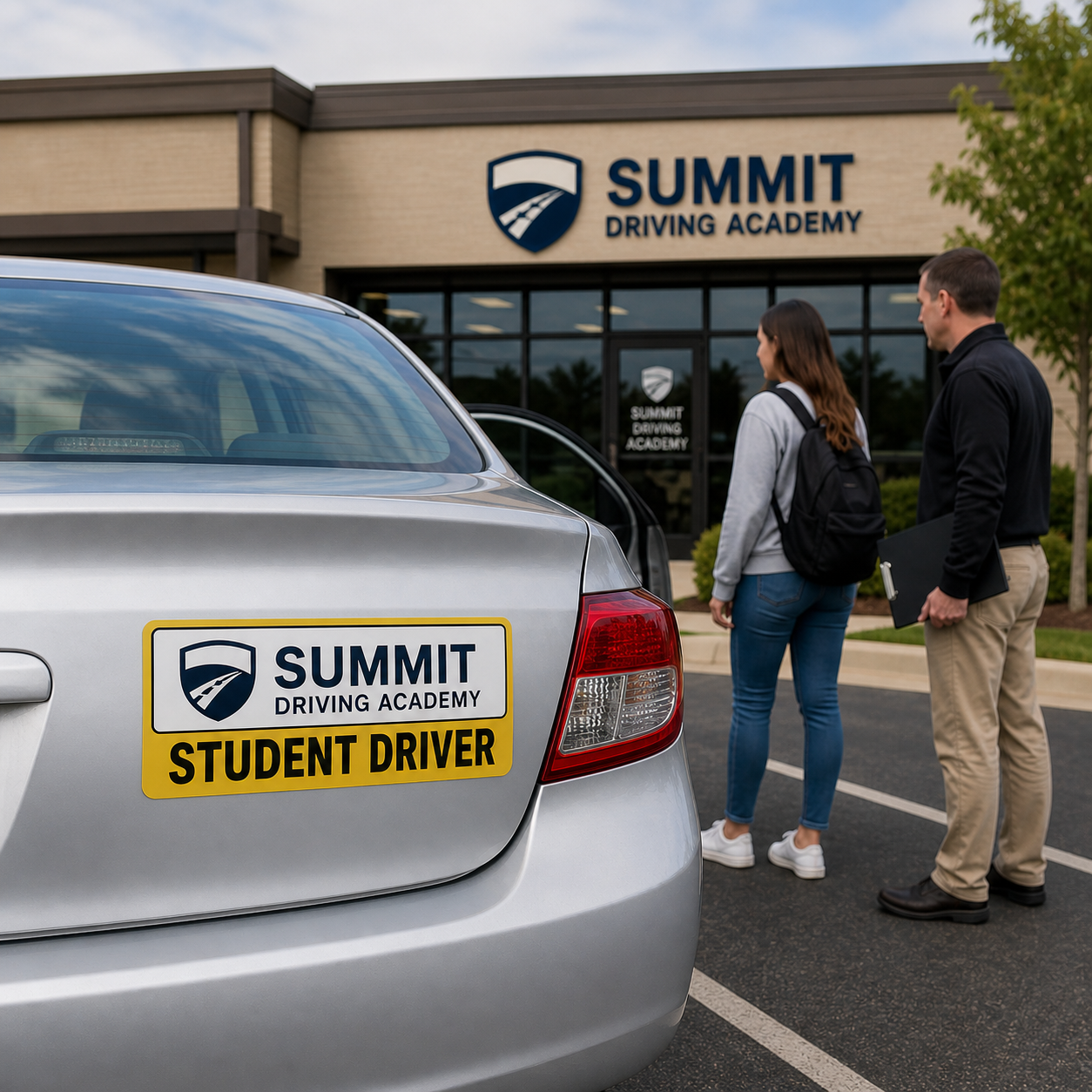 Custom Logo Student Driver Signs, Magnets & Decals for Schools & Driving Programs