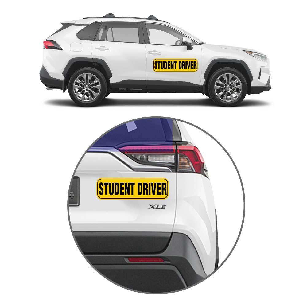Student Driver Magnets