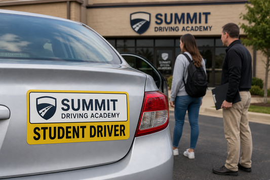 Custom Logo Student Driver Magnet Combo Pack