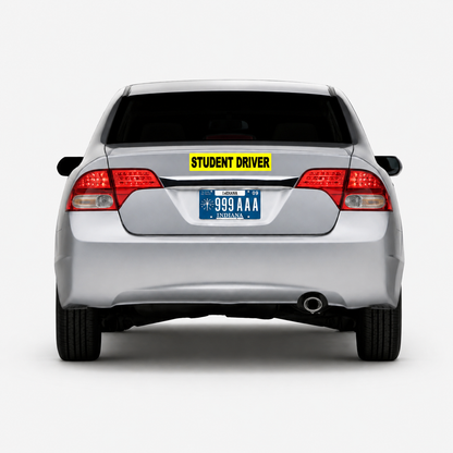 12"x3" Student Driver Bumper Sticker for Driver Training