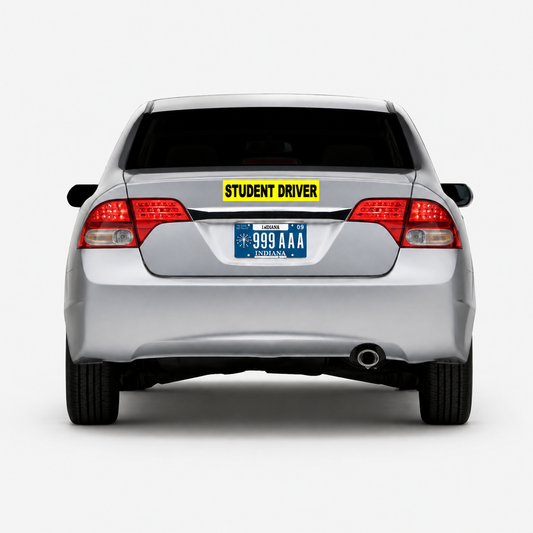 12"x3" Student Driver Bumper Sticker for Driver Training