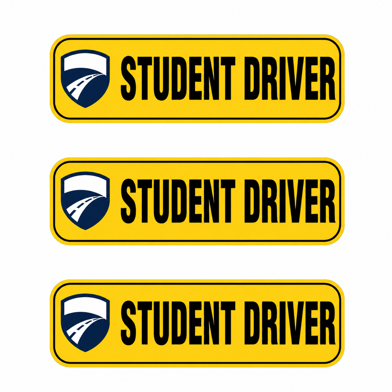 Custom Logo Student Driver Magnet Combo Pack
