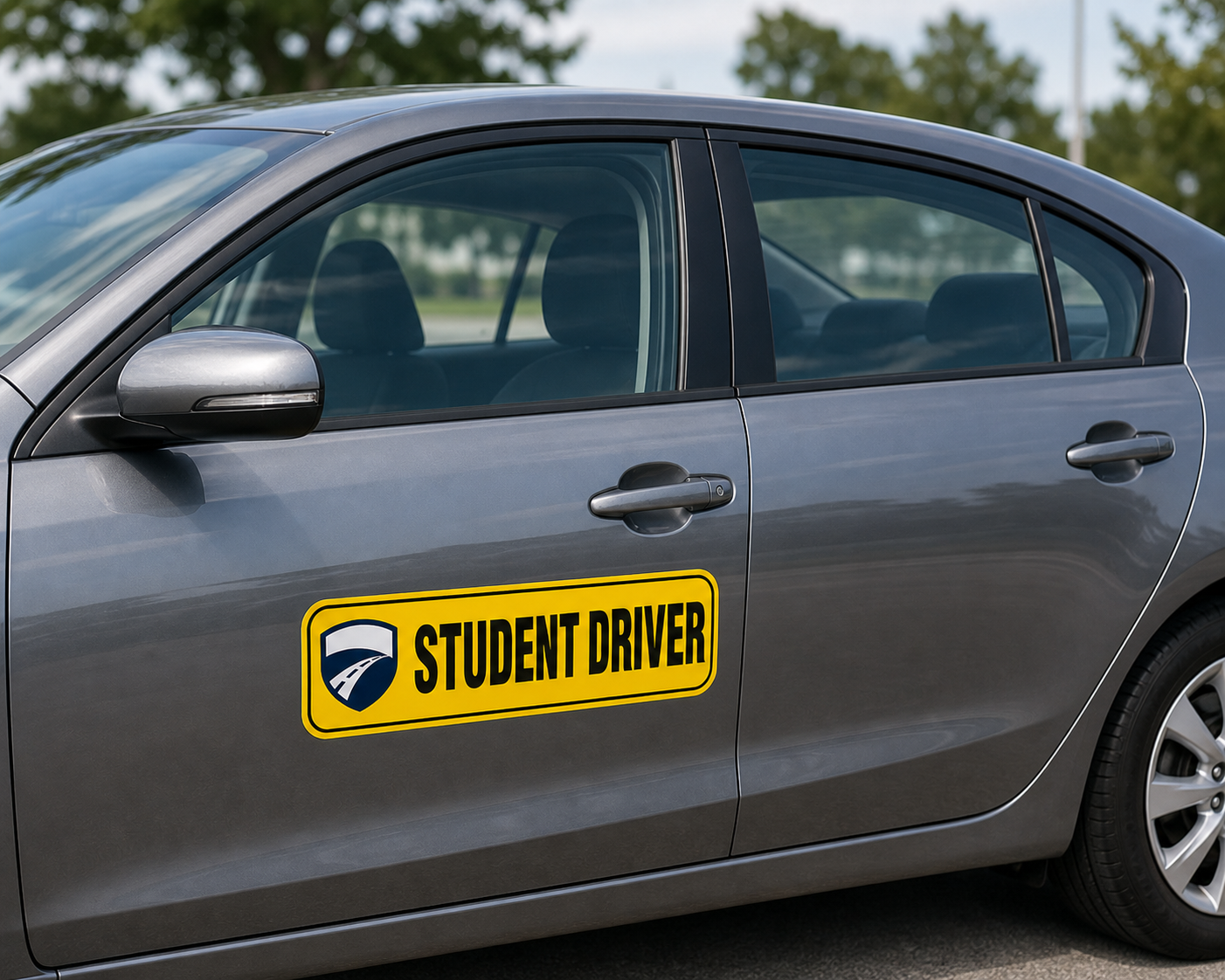 Custom Logo Student Driver Magnet Combo Pack