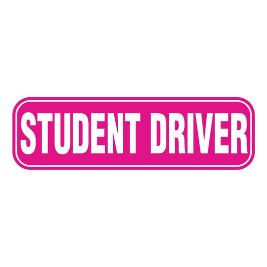 Manic Driver Sign Student Driver Car Magnets | Reflective & Non-Reflective Options ...