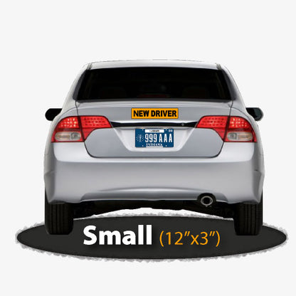 New Driver Bumper Sticker 12x3"