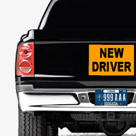 New driver magnetic car sign for teen driving