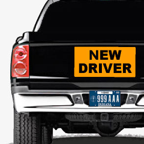 New driver magnetic car sign