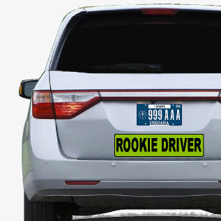 24"x6" Rookie Driver Sticker / Decal