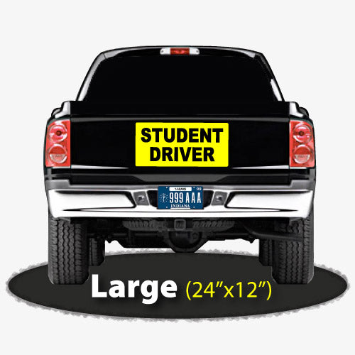24"x12" Student Driver Magnetic Sign for Driver Training